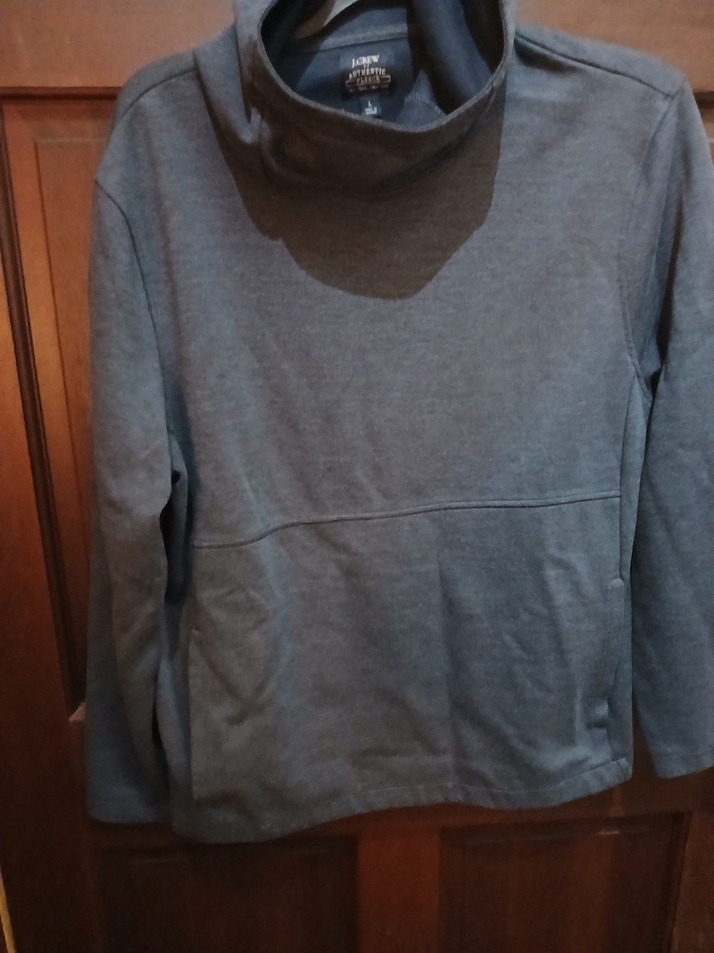J. Crew Women's Slate Gray Cowl Neck Sweater